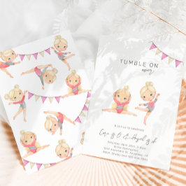 体操誕生日招待状 招待状