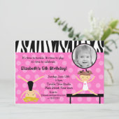 体操誕生日招待状 招待状 (スタンド正面)