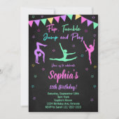 体操誕生日招待状 招待状 (正面)