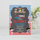 体操赤白青五輪誕生日 招待状 (スタンド正面)