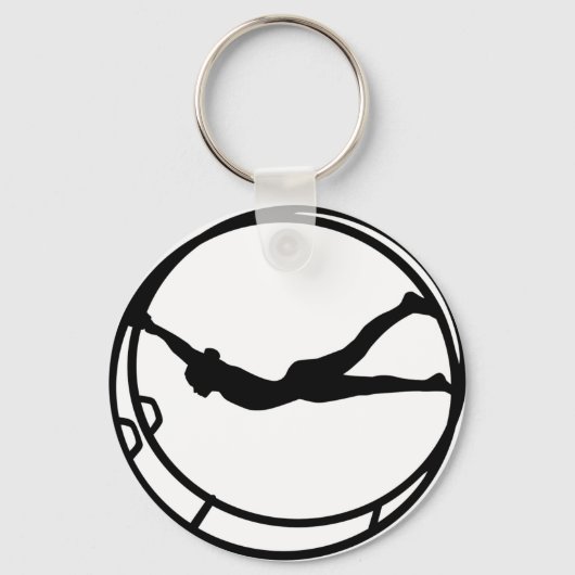 体操車 キーホルダー (正面)