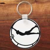 体操車 キーホルダー (正面)