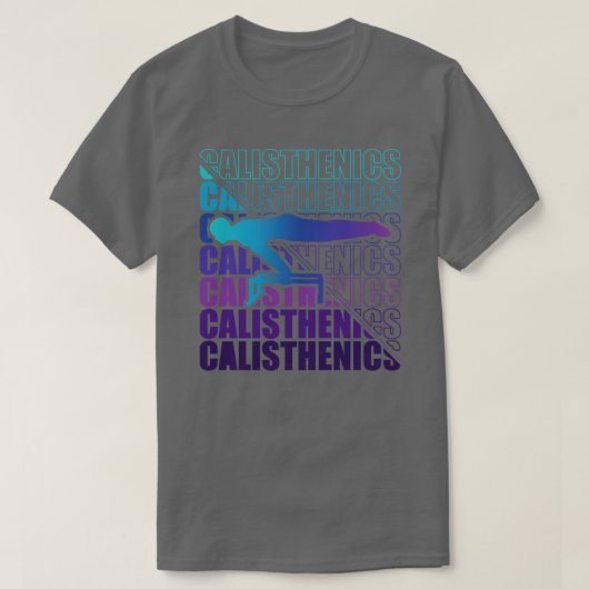 体操通りトレーニング体操フィットネス14 Tシャツ (デザイン正面)