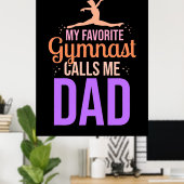 体操選手お気に入りのが私をパパと呼ぶ ポスター (ホームオフィス)