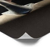 体操選手がポンメルの馬で振る ポスター (角)