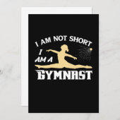 体操選手です 招待状 (正面/裏面)