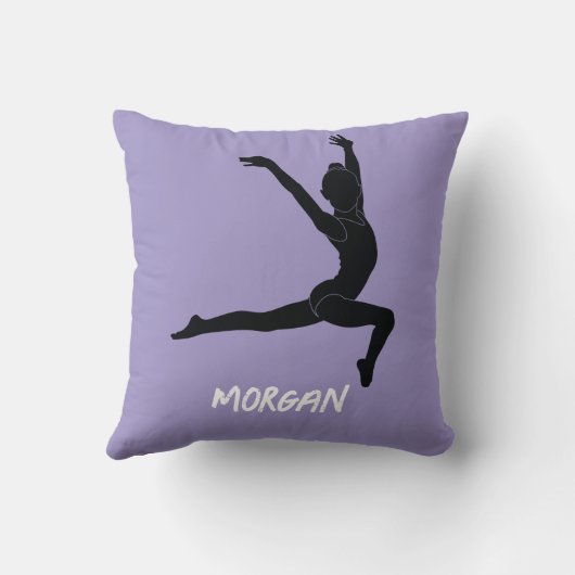 体操選手になることはスーパーヒーロー薄紫のようなものだ クッション (裏面)