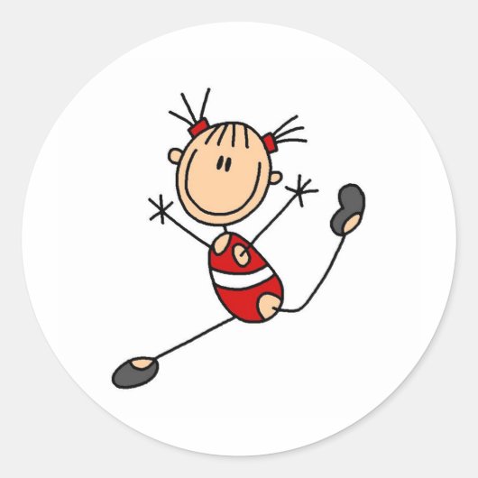 体操選手のルーチン ラウンドシール (正面)