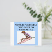 体操選手の喜び ポストカード (スタンド正面)