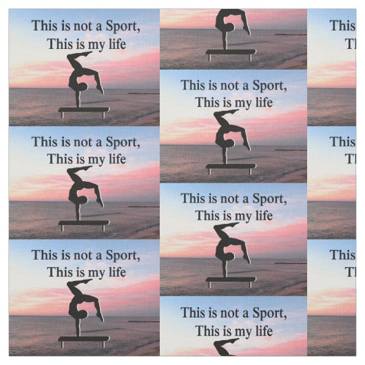 体操選手の生活 ファブリック (見本)