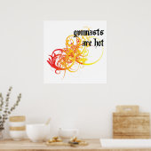 体操選手は暑い ポスター (キッチン)