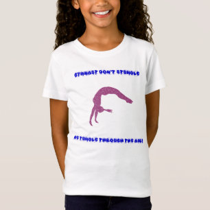 体操選手は、我々は空中を転がり落ちない! Tシャツ