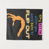 体操選手を転げ生まれた時に合う理由 タペストリー (正面(横))