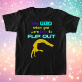 体操選手を転げ生まれた時に合う理由 Tシャツ