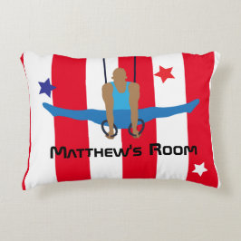 体操選手オンリングや輪 パーソナライズされた アクセントクッション
