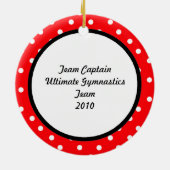 体操選手個人用オーナメントハンドスタンドガール セラミックオーナメント (裏面)