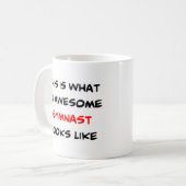 体操選手素晴らし コーヒーマグカップ (正面左)