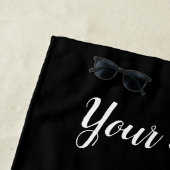 体操選手警告はいつでもフリップする可能性がある ビーチタオル (インサイチュ)