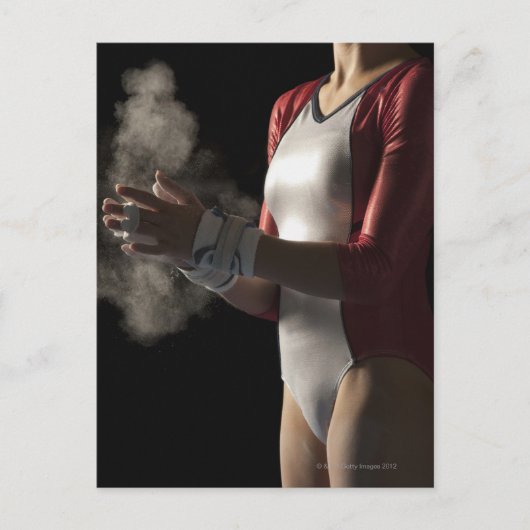 体操選手3 ポストカード (正面)