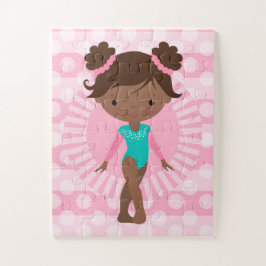 体操選手 – かわいい体操アフリカ系アメリカ人 ジグソーパズル