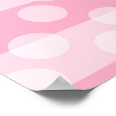 体操選手 – かわいい体操ピンクのアクアブロンド ポスター (角)