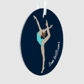 体操選手 オーナメント (正面)