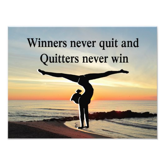 体操選手 フォトプリント            (正面)