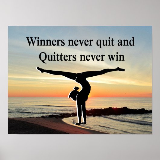 体操選手 ポスター (正面)