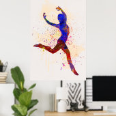 体操選手 ポスター (ホームオフィス)