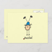 体操選手 ポストカード (正面/裏面)