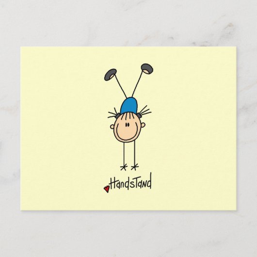 体操選手 ポストカード (正面)