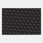 体操選手 – ミニマルモダンリスト体操ワード ラッピングペーパーシート (正面3)