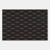 体操選手 – ミニマルモダンリスト体操ワード ラッピングペーパーシート (正面2)