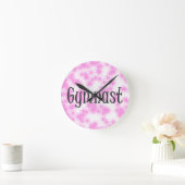 体操選手 ラウンド壁時計 (ホーム)