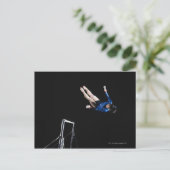 体操選手(16-17)でこぼこのバーを取り除く ポストカード (スタンド正面)