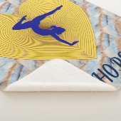 体操金ゴールドハートと体操シェルパ毛布。 シェルパブランケット (3/4)