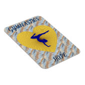 体操金ゴールドハート マグネット (右側)