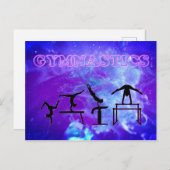 体操銀河系体操はがき ポストカード (正面/裏面)