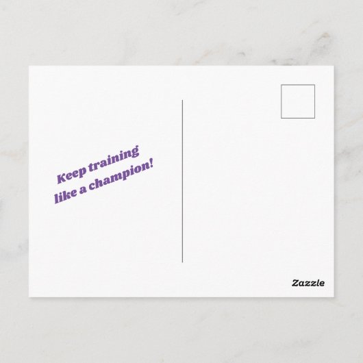 体操銀河系体操はがき ポストカード (裏面)