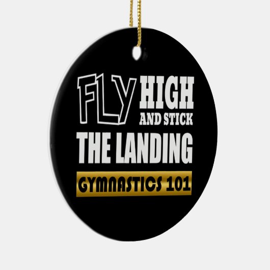 体操101フライ高 – バー体操選手 セラミックオーナメント (右)