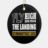 体操101フライ高 – バー体操選手 セラミックオーナメント (左)