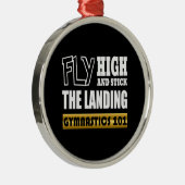 体操101フライ高 – バー体操選手 メタルオーナメント (右)