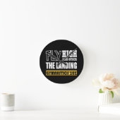 体操101フライ高 – バー体操選手 ラウンド壁時計 (ホーム)