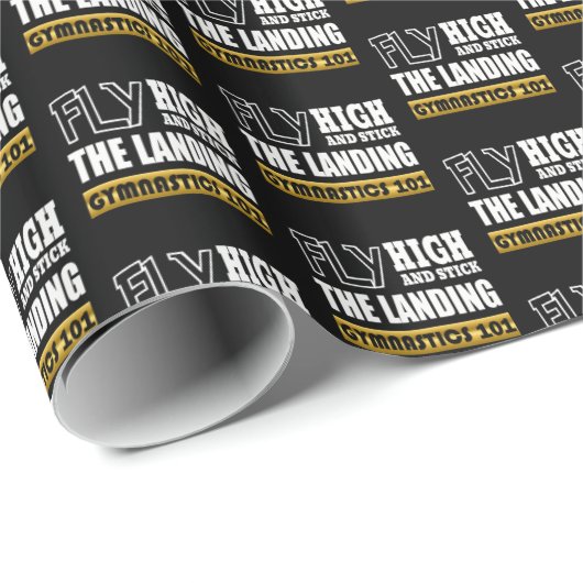 体操101フライ高 – バー体操選手 ラッピングペーパー (ロールコーナー)