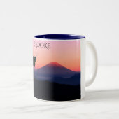 体操2トンのコーヒパーソナライズされたーマグ。 ツートーンマグカップ (正面右)