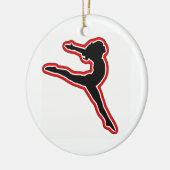 体操3 セラミックオーナメント (左)