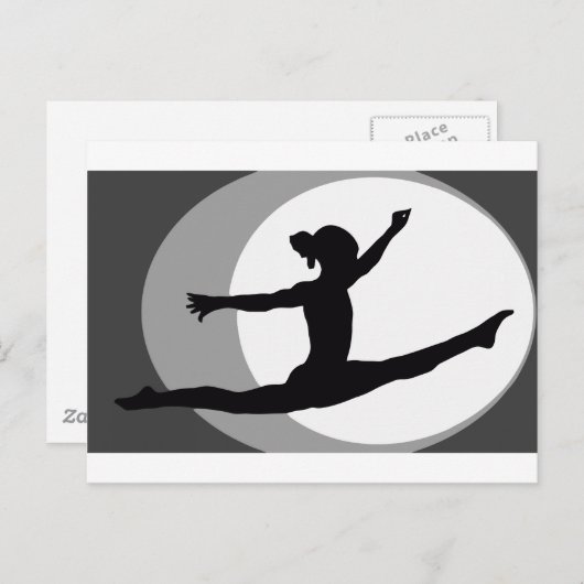 体操4 ポストカード (正面/裏面)