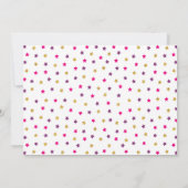 体操4th誕生日招待状 |ホットピンク 招待状 (裏面)