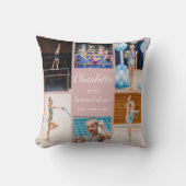 体操6フォトコラージピンクキープサクッションクッション クッション (正面)