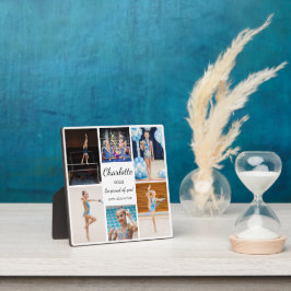 体操6フォトコラージュモダン記念 フォトプラーク